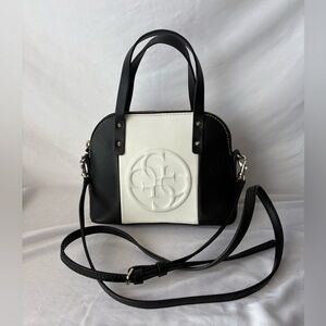 Black and White Designer Handbag guess